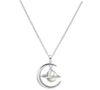 Beaupretty Collar de Luna y Planeta para Mujeres Joyería Gargantilla Elegante para Bodas y
