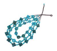 Beaupretty Collar De Madera y Concha De Para Mujer Joyería Retro Mano Accesorio De Playa Elegante Azul