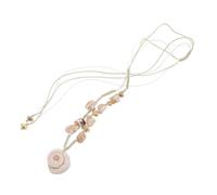 Beaupretty Collar Hawaiano de Artificial para Mujer Colgante de Hecho Mano Collar Playa Bohemio Ligero y Elegante Accesorio para Vacaciones y Fiestas Tropicales de Verano