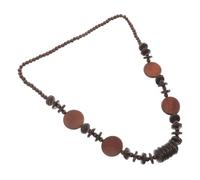 Beaupretty Collar Largo De Cuentas De Cáscara Natural Influencia Étnica Ligero Para Mujer Uso Diario y Fiestas