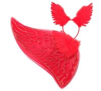Beaupretty Conjunto De Diadema Alas De Plumas Para Disfraz Diadema De Alas Para Cosplay De Niña Para Fiesta De Disfraces y Actuación