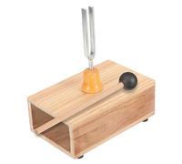 Beaupretty Conjunto de Horquillas de Afinación con Caja Resonadora y Martillo Instrumento Acústico para Experimentos y Relajación para Yoga y Sonora