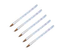 Beaupretty Conjuntos Lápiz lápida ultravioleta herramienta condujo delgado bolígrafo pinceles para uñas pinceles uñas kit de uñas de gel cepillo uñas cepillo de uñas Arte de uñas Sky-blue