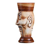 Beaupretty Copa de Cóctel de Cerámica Diseño Creativo de Tótem de Zombie, Gran Capacidad y Decoración Única para Fiestas y Uso en Barra