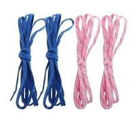Beaupretty Cordones para Patines de Hockey sobre Hielo 2 Pares 244 Cm Resistentes al Desgaste Colores Azul-negro y Rosa-negro para Patines y Zapatillas Deportivas
