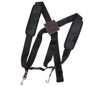 Beaupretty Correa de Hombro Ajustable para Djembé Africano de Poliéster y Piel, Accesorio para Instrumentos de Batería, Correa de Liberación Rápida, Cómodo para Adulto Negro y Marrón