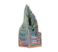 Beaupretty Cristal De Bismuto Irregular, Espécimen De Piedra Mineral 20g, Adorno Decorativo Único Para Escritorio y Hogar, Pieza De Artesanía Mineral Para Coleccionistas y Decoración Interior