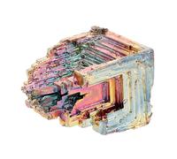 Beaupretty Cristal De Bismuto Irregular Espécimen Mineral 40 Gramos Decoración De Escritorio Adorno Cristalino Único Para Hogar Oficina Colección