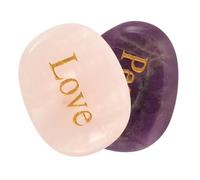 Beaupretty Cristal De Piedra De Poder Cristal Curativo Piedra De Preocupación Ansiedad Inspiración Mental Para Mujeres y Hombres