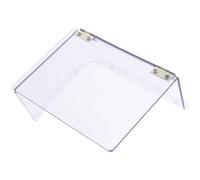 Beaupretty Cubierta para Acceso a la Puerta de acrílico con protección Solar para Timbre y máquina de Asistencia, Funda Impermeable para Uso en Exteriores 5.90X4.33X2.48 Pulgadas
