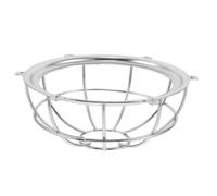 Beaupretty Cubierta Protectora para Detector de Humo, Cubre Detector de Humo, Hierro Plata, Diámetro Interior 127mm, Orificio 6,3, Distancia Entre Puntos 160mm, para Construcción y Hoteles