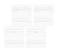 Beaupretty Cubierta Transparente de Vidrio Frangible para Interruptor Manual de Alarma contra Incendios, 8 Piezas de Reemplazo Resistente al Calor para Punto de Llamada de Pared en