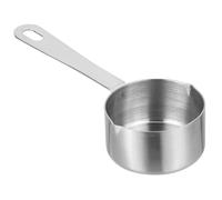 Beaupretty Cuchara para Salsa de Acero Inoxidable 80ml Agujero para Colgar Utensilio Multiuso Adecuado para Cocinar y Preparar Sopas en Familia o Amigos