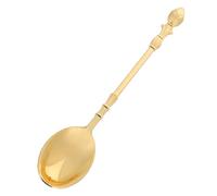 Beaupretty Cucharas Mini Doradas de Cucharillas de Aleación para Café y Batidos Utensilios Versátiles para Servir y Bebidas y Postres
