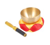 Beaupretty Cuenco De Meditación Para Yoga Cuenco Tibetano De Hecho Mano Para Terapia De Sonido y Prácticas De Yoga