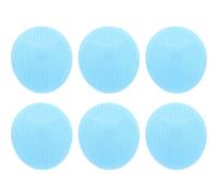 Beaupretty Depurador Facial De Silicona 6 Uds. Cepillo Exfoliante De Limpieza Facial Manual Cepillo De Lavado Facial Para Hombres Y Azul Cielo