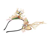 Beaupretty Diadema de Asta de Ciervo Forma de Rama Delicada Diadema Asta Obsequio de Navidad para Fiestas de Navidad