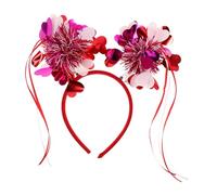 Beaupretty Diadema de Corazón Día de San Valentín Aro Pelo Lentejuelas Diadema de San Valentín para Mujer para Fiestas de Disfraces y Fotos de Celebración