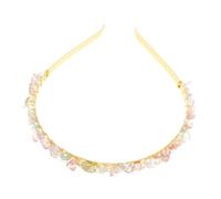 Beaupretty Diadema De Cristal Para Novia Accesorios De Cabello Gemas De Imitación Adornos Decorativos Para Boda Para Damas De Honor y Mujeres