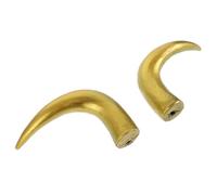Beaupretty Diadema de Cuerno de Buey de Imitación Pvc Dorado para Halloween | Accesorio DIY Llamativo, Forma Realista, Fácil de Combinar, Adecuado para Fiestas y Cosplay de Temporada
