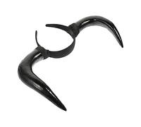Beaupretty Diadema de Cuernos de Buey para Halloween Accesorio de Disfraz Demonio y Cómodo para Fiestas y Infantil