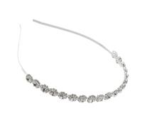 Beaupretty Diadema De Flores Gemas De Imitación Para Mujer Accesorios De Boda Súper Brillantes Tocado De Novia Para Ceremonia De Boda Fiesta o Evento