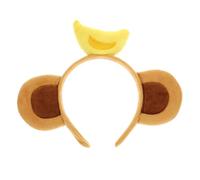 Beaupretty diadema de mono y orejas de mono Cosplay disfraz de mono adulto diadema con orejas de animal para adulto monos chicas diademas de animales Diadema con orejas de mono tela
