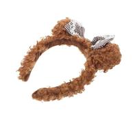 Beaupretty Diadema De Oso Orejas Peludas Diadema Cuidado Facial Accesorio De Dibujos Animados Para Mujeres y Niñas