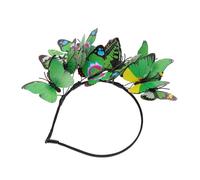 Beaupretty Diadema de para Novia Accesorio Floral para Fotografía de Bodas y Tocado Chic Verde para Mujeres y Niñas
