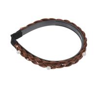 Beaupretty Diadema De Perlas Trenzada Para Mujer Accesorio Elegante Seguro y Antideslizante Para Adolescentes y Adultos