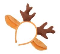 Beaupretty Diadema de Reno Orejas de Felpa para Fiestas Navideñas Diseño Versátil y Cómoda Superficie Duradera