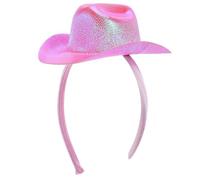 Beaupretty Diadema De Sombrero De Mini Para Fiestas Tocado Occidental Para Disfraz De Baile Accesorios De Vaquera Para Carnaval y Cumpleaños