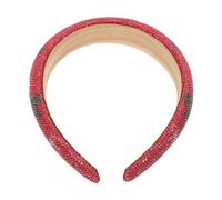 Beaupretty Diadema Navideña Cristales 3cm Banda Ancha para Mujeres y Niñas Accesorio Elegante de Pelo