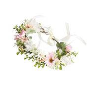 Beaupretty Diadema Nupcial Flor Artesanal Corona Floral Elegante Para Bodas Tocado Mujer Guirnalda Vintage Para Ceremonia y Fiesta