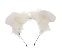 Beaupretty Diadema Orejas de Perro Peludo para Mujeres y Niñas Tocado de Cachorro para Halloween Fiestas Cosplay y Carnavales