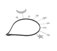 Beaupretty Diadema para Mujer Estrellas y Luna, Diadema Decorativa Brillante, Accesorio Cabello para Fiestas y Cosplay, Diseño Único y Cómodo, Complemento Adecuado para Eventos