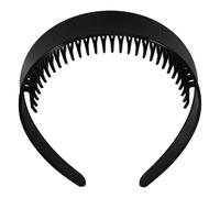 Beaupretty Diadema Plástica Ancha con Dientes para Mujer Antideslizante Diseño Ampliado para Mayor Sujeción Accesorio Versátil para Tipo de Cabello y Ocasiones