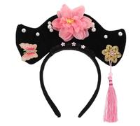 Beaupretty Diadema Retro de Princesa Vintage con Accesorios Cabello Diadema Dinastía Qing para Adorno Hanfu para Fotografía y Fiestas de Disfraces