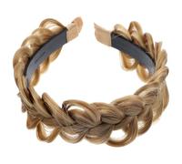 Beaupretty Diadema Trenzada Con Apariencia De Cabello Natural Para Mujeres Y Niñas Diadema Trenzada Cómoda De Usar Suave Para El Cuero Cabelludo