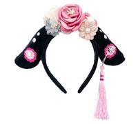 Beaupretty Diadema Vintage para Niñas Accesorio de Disfraz Dinastía Qing para Cosplay y Ceremonias Adorno Elegante para Peinados y Colores de Cabello