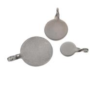 Beaupretty Dianas de Acero Inoxidable para Tiro, 3 Piezas, 2/3/4 Cm