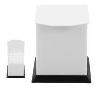 Beaupretty Dispensador de Algodón Plástico Compacto, Contenedor para Pellets Dentales, Estuche Organizador para Almacenamiento Rápido y Preciso de Suministros Dentales en Clínicas