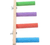Beaupretty Escalera Multifuncional de Madera para Loros y Periquitos, Juguete para Pájaros Varios Niveles para Actividad Física y Escalada en Jaulas