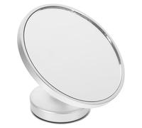 Beaupretty Espejo Ajustable Giratorio para Cafetera Espresso, Accesorio de Vidrio y Metal Plateado, Espejo de Observación para Portafiltro sin Fondo, Uso en Cafeterías y Hogar