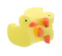 Beaupretty Esponjas De Baño Infantiles 4 Piezas Tamaño Pequeño Forma De Patito Creativas Para Ducha Corporal y Uso Lúdico Baño De Niños