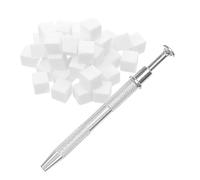 Beaupretty Esponjas para Uñas con Pinza de Agarre Esponjas Suaves para Degradado de Gel Polish Herramienta Multifunción para Manicura y Maquillaje con Estuche Organizador Compacto