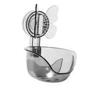 Beaupretty Estante De Almacenamiento De Baño Almacenamiento De Cocina Bastidores De Soplo De Polvo Envase Cosmético Soporte Para Huevo Esponjoso Tendedero De Esponja Cocina Baño Abs Grey