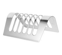 Beaupretty Estante para Pan de Acero Inoxidable 6 Placas, Rejilla para Tostadas Reutilizable para Cocina y Almacenamiento Doméstico, Soporte para Rebanadas de Pan Compacto y Resistente