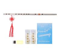 Beaupretty Flauta De Acero Inoxidable Portable Para Estudiantes Principiantes Instrumento Chino Musical Flauta De Introduccion Tono Material Para Practica