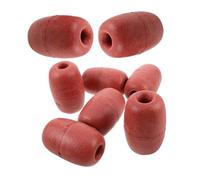 Beaupretty Flotadores de Pesca de plástico de PVC, 8pcs, Rojo, Alta flotabilidad, Resistencia al Impacto, para Redes de agalla y trampas para cangrejos en Agua